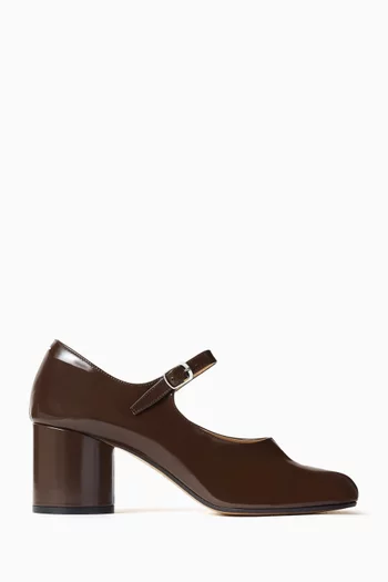 Tabi Mary-Jane Pumps in Leather