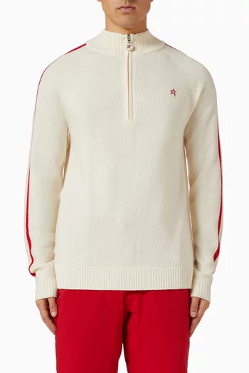 LA Tour Half-zip Sweater in Merino Wool