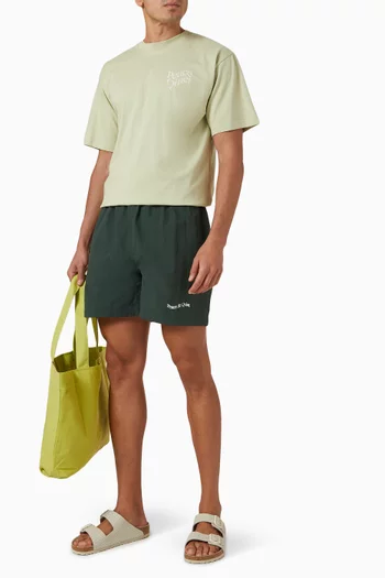 Wordmark Shorts in Nylon