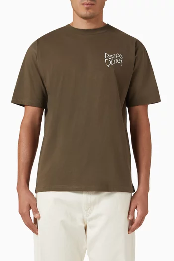 Wordmark T-shirt in Cotton