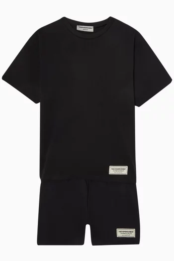 Oversized T-shirt in Organic Cotton-blend