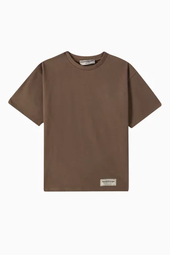 Oversized T-shirt in Organic Cotton-blend