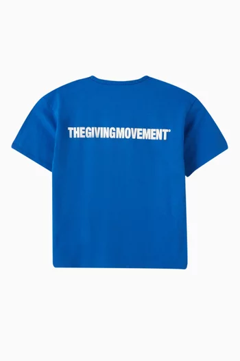 Oversized T-shirt in Organic Cotton-blend