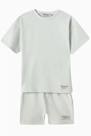 Oversized T-shirt in Organic Cotton-blend