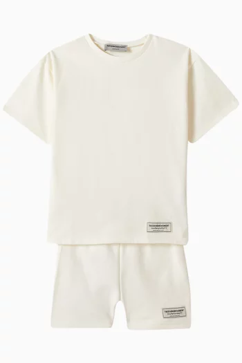 Oversized T-shirt in Organic Cotton-blend