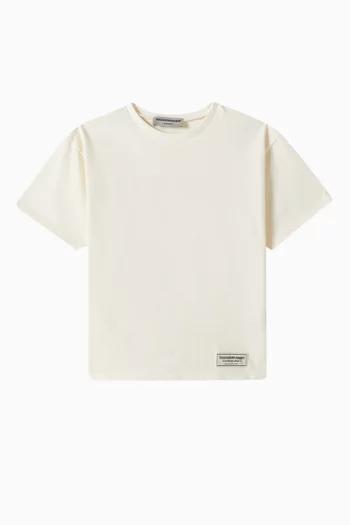 Oversized T-shirt in Organic Cotton-blend