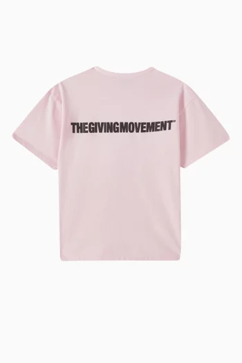 Oversized T-shirt in Organic Cotton-blend