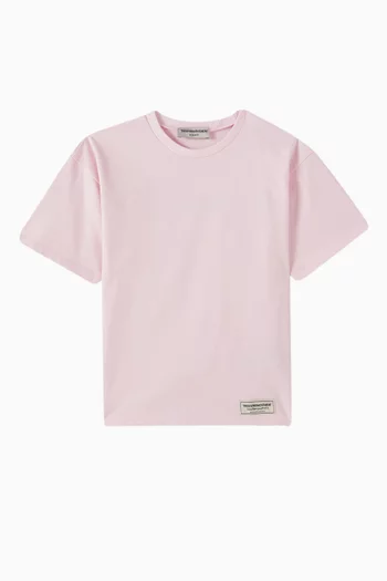 Oversized T-shirt in Organic Cotton-blend