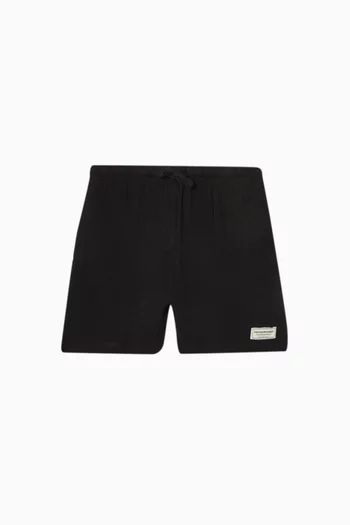 Relaxed Shorts in Organic Cotton Gauze