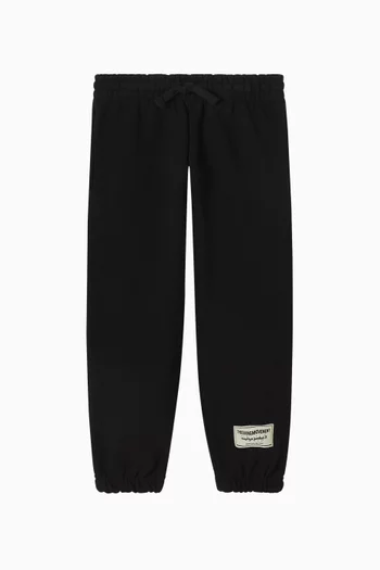 Relaxed Sweatpants in Organic Cotton-blend