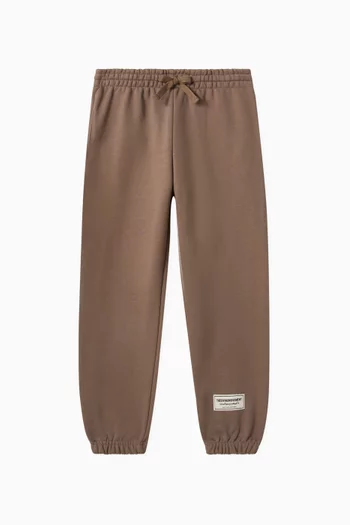 Relaxed Sweatpants in Organic Cotton-blend