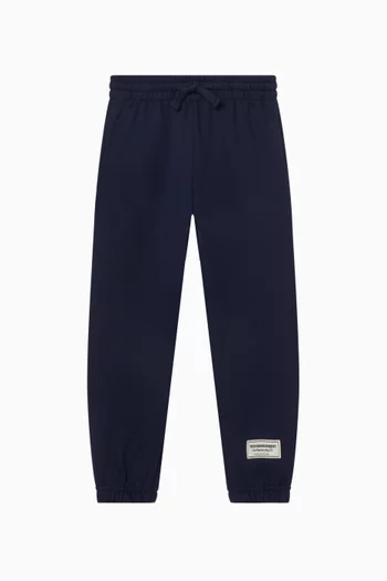Relaxed Sweatpants in Organic Cotton-blend