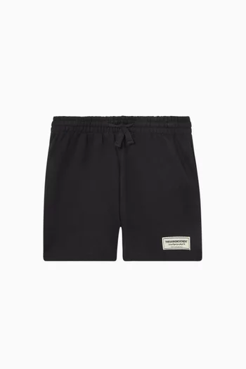 Relaxed Shorts in Organic Cotton-blend