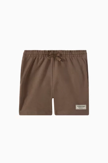Relaxed Shorts in Organic Cotton-blend