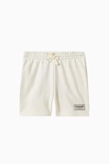 Relaxed Shorts in Organic Cotton-blend