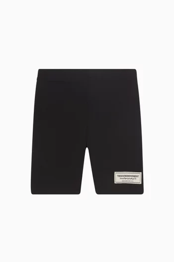 Biker Shorts in Recycled Softskin