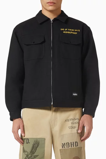 جاكيت عملي بسحّاب نيبر هود × ون اوف ذيس ديز