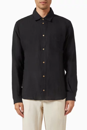 El Huete Shirt in Linen