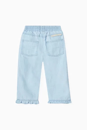 Wide-leg Jeans in Organic Cotton
