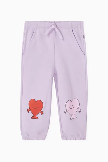 Heart-print Sweatpants