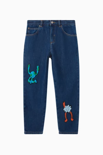 Straight-fit Jeans in Organic Cotton Denim
