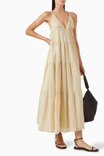 Liza Midi Dress in Ramie