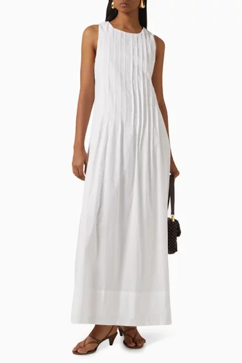 Milo Midi Dress in Linen