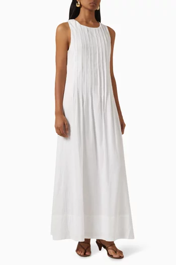 Milo Midi Dress in Linen