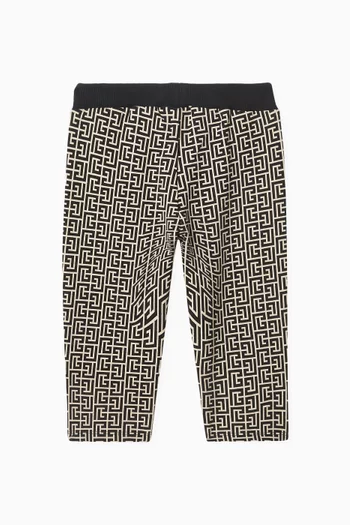 Monogram-print Leggings
