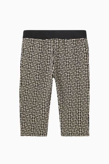 Monogram-print Leggings