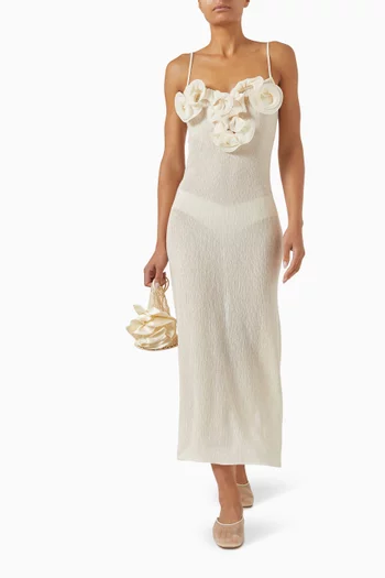 Beach Maxi Dress in Crepe
