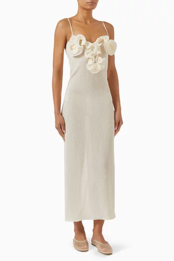 Beach Maxi Dress in Crepe