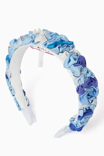 Abstract Pattern Headband in Satin