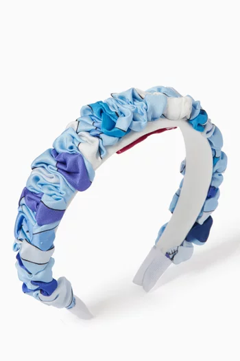 Abstract Pattern Headband in Satin