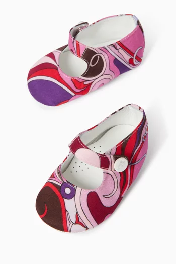 Abstract Printed Ballerinas