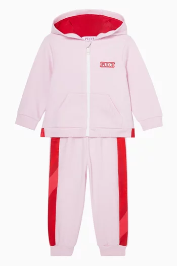 Two-tone Zip-up Hoodie