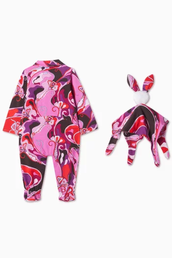 Abstract Print Gift Set in Cotton