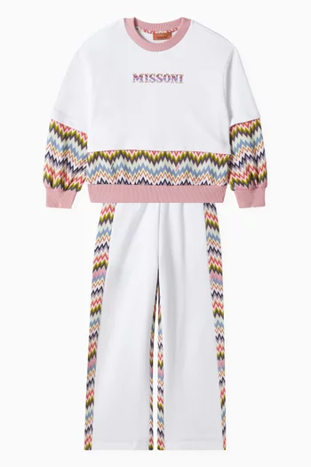Chevron-print Sweatshirt