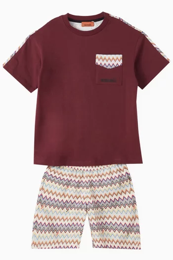 Graphic Logo T-shirt in Cotton
