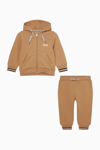 Striped Cuff Tracksuit Set