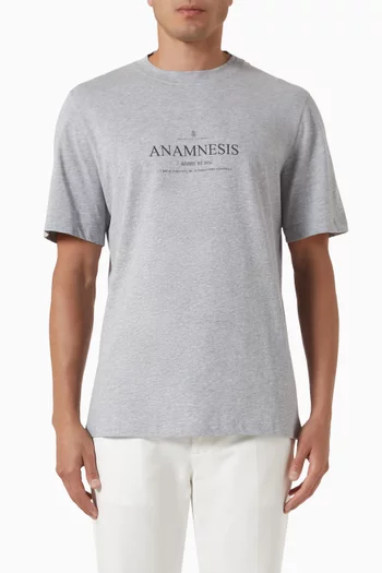 Printed T-shirt in Cotton
