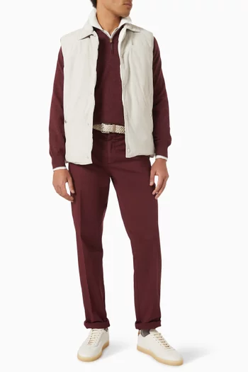 Half-zip Sweater in Cashmere