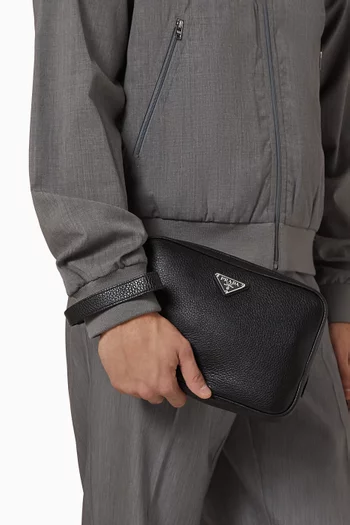 Wristlet Pouch in Leather