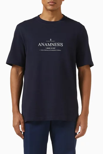 Printed T-shirt in Cotton