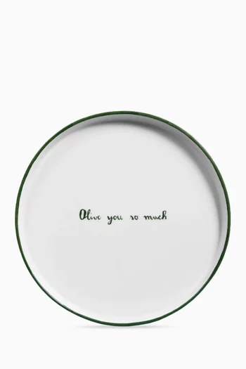 Olive You So Much Dinner Plate