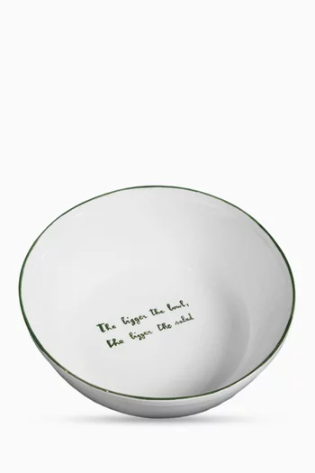 The Bigger The Bowl, The Bigger The Salad Bowl