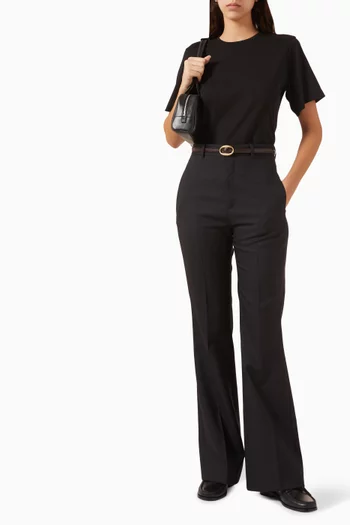 Credo Bootcut Pants in Wool