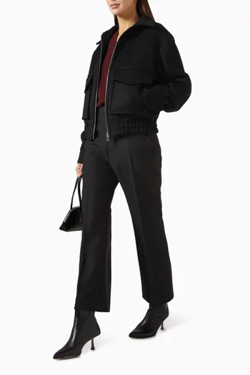 Cila Zip Jacket in Wool