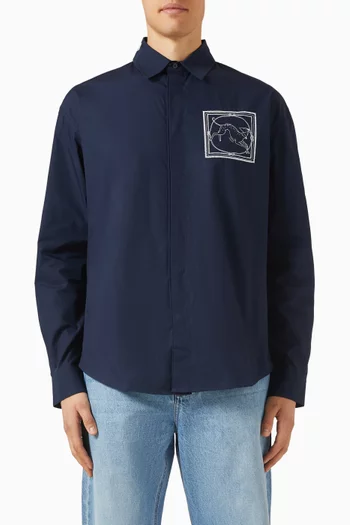 قميص سايمون قطن بوبلين