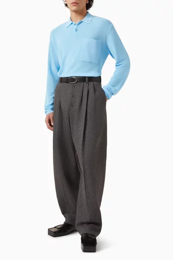 تي شيرت بولو تريكو مزيج قطن